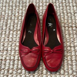 AEROSOLES Red Women's Flats with Bow